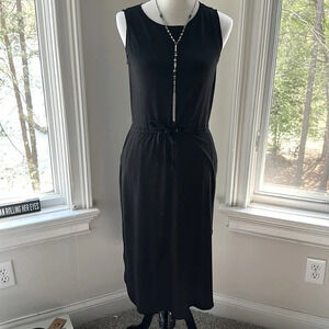 Eileen Fisher Black Sleeveless Dress, Like new, Size XS